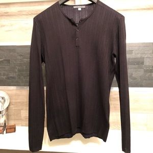 John Varvatos Silk Henley Large (Collection)